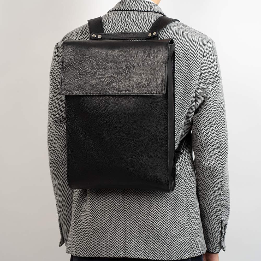 Leather laptop backpack - The Minimalist - VirtuousWares:Global