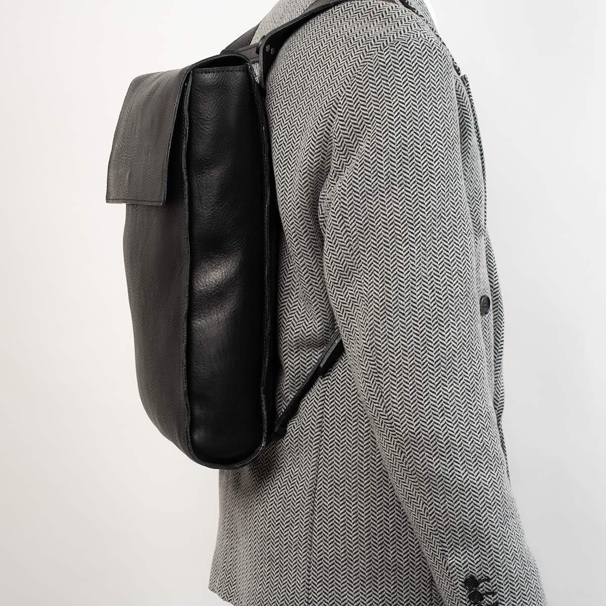 Leather laptop backpack - The Minimalist - VirtuousWares:Global