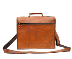 Leather Messenger Shoulder Bag Cross Body Vintage Satchel For Unisex - VirtuousWares:Global