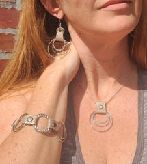 Leather Metal Boho Jewelry Set - VirtuousWares:Global