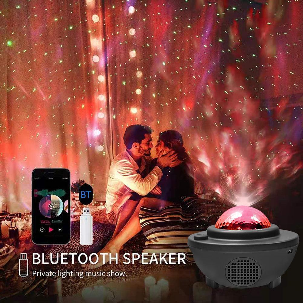 LED Bluetooth Speaker Night Light Galaxy Starry Night Lamp - VirtuousWares:Global