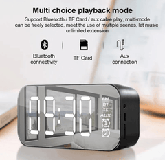 LED Display Alarm Clock Wireless Bluetooth Speakers - VirtuousWares:Global