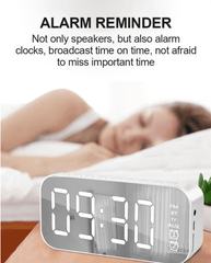 LED Display Alarm Clock Wireless Bluetooth Speakers - VirtuousWares:Global