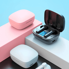 LED Display Earbuds Wireless Bluetooth Earphones Stereo Headsets - VirtuousWares:Global