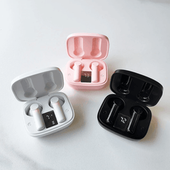 LED Display Earbuds Wireless Bluetooth Earphones Stereo Headsets - VirtuousWares:Global