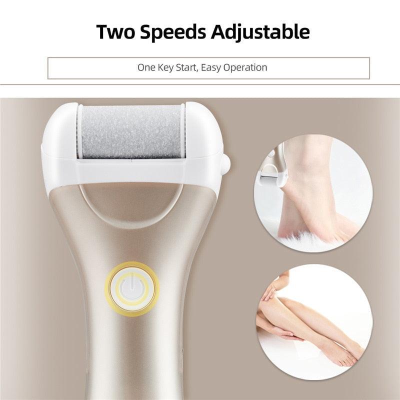 LED Display Electric Pedicure Foot Grinder Callus Remover Heel Dead - VirtuousWares:Global