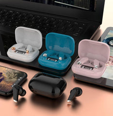 LED Display Tap Control True Wireless Earphones Bluetooth Earbuds - VirtuousWares:Global