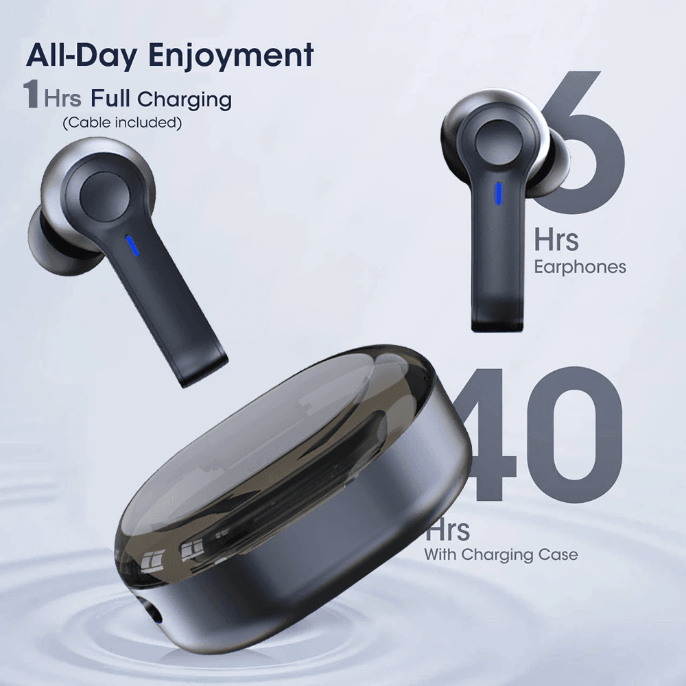 LED Display Wireless Earbuds TWS 5.0 Bluetooth Earphone - VirtuousWares:Global