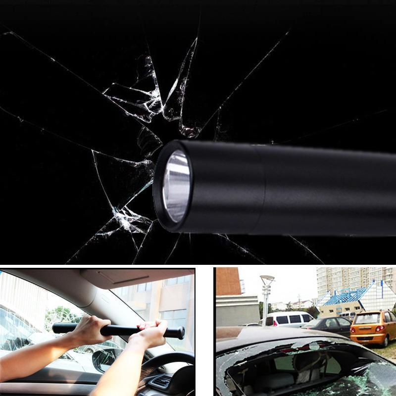 LED Flashlight T6 Rechargeable Multi-function Security Mace Hard - VirtuousWares:Global