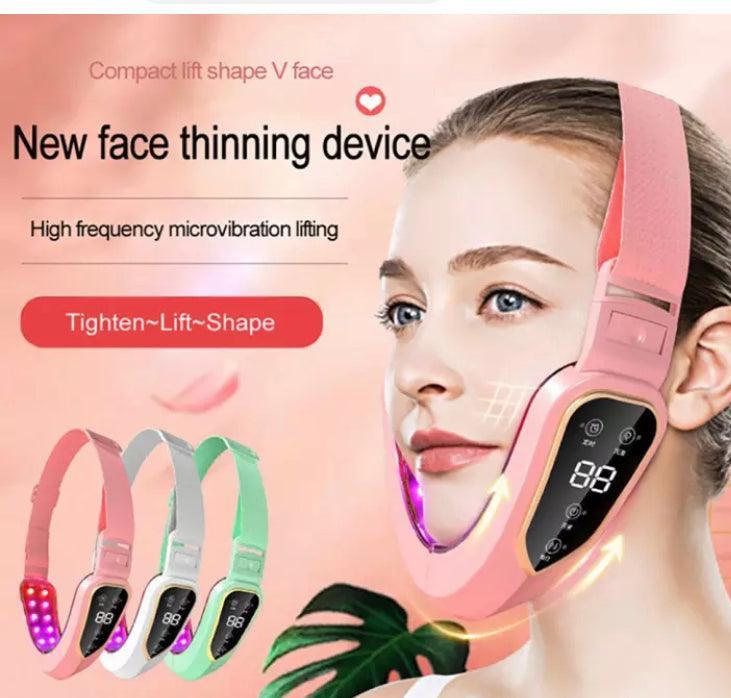 LED Photon Therapy Facial Slimming Massager Facial Lifting Device - VirtuousWares:Global
