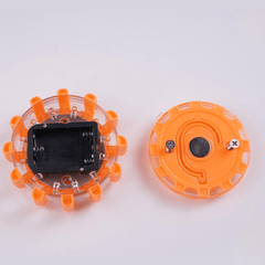 LED Roadside Safety Beacon Disc Car Flashing Warning Flare Lights - VirtuousWares:Global