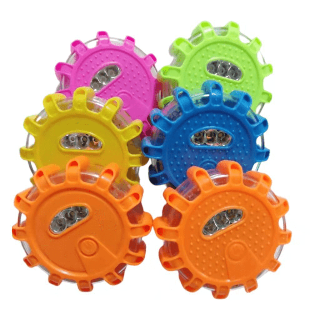 LED Roadside Safety Beacon Disc Car Flashing Warning Flare Lights - VirtuousWares:Global