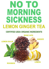 Lemon Ginger Herbal Tea Blend: 40 Cups - VirtuousWares:Global