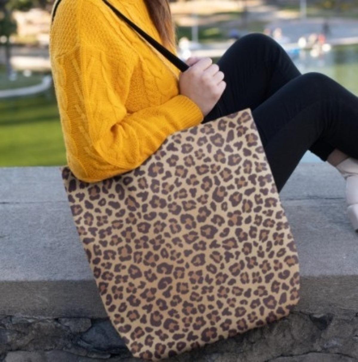 Leopard Print Animal Tote Bag - VirtuousWares:Global