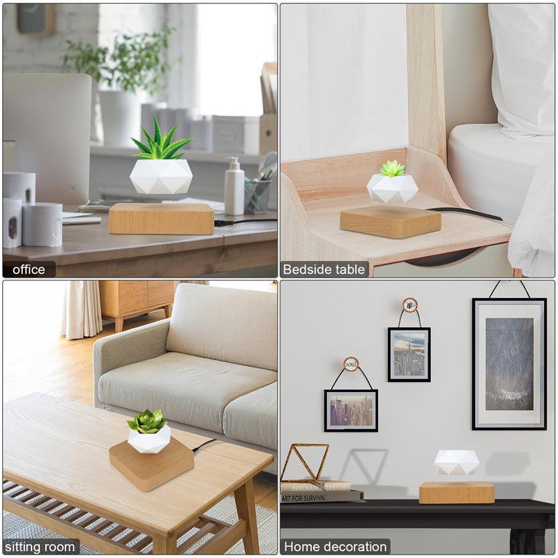 Levitating Air Bonsai Pot Flower Pot Planters Magnetic Suspension Pot - VirtuousWares:Global