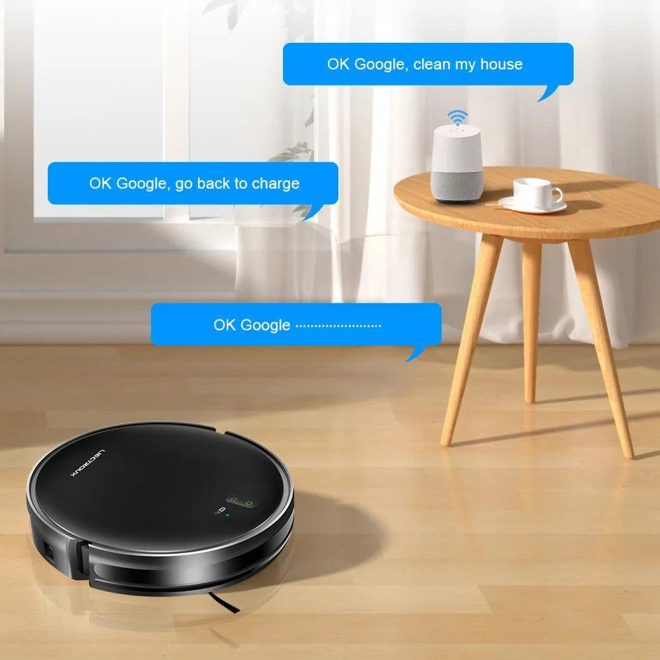 LIECTROUX L200 Robot Vacuum Cleaner & Wet Mop Combo,Smart Mapping,WiFi App,4KPa,Brushless Motor, Electric control water tank - VirtuousWares:Global