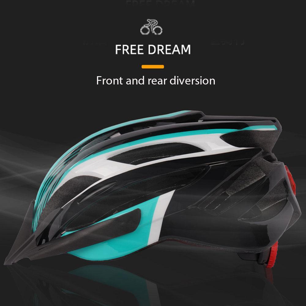 Lightweight Bike Helmet Cycling Helmet Adjustable with Light for Adult - VirtuousWares:Global