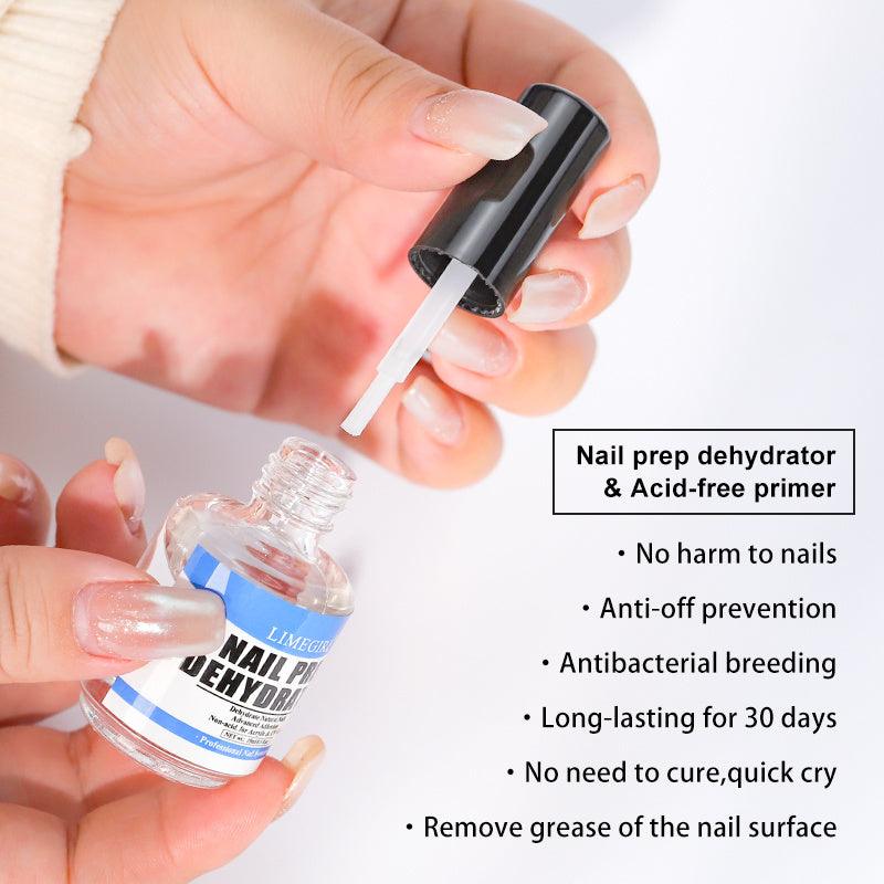 Limegirl Nail Base Glue Nail Adhesive Reinforcement Binders Liquid - VirtuousWares:Global