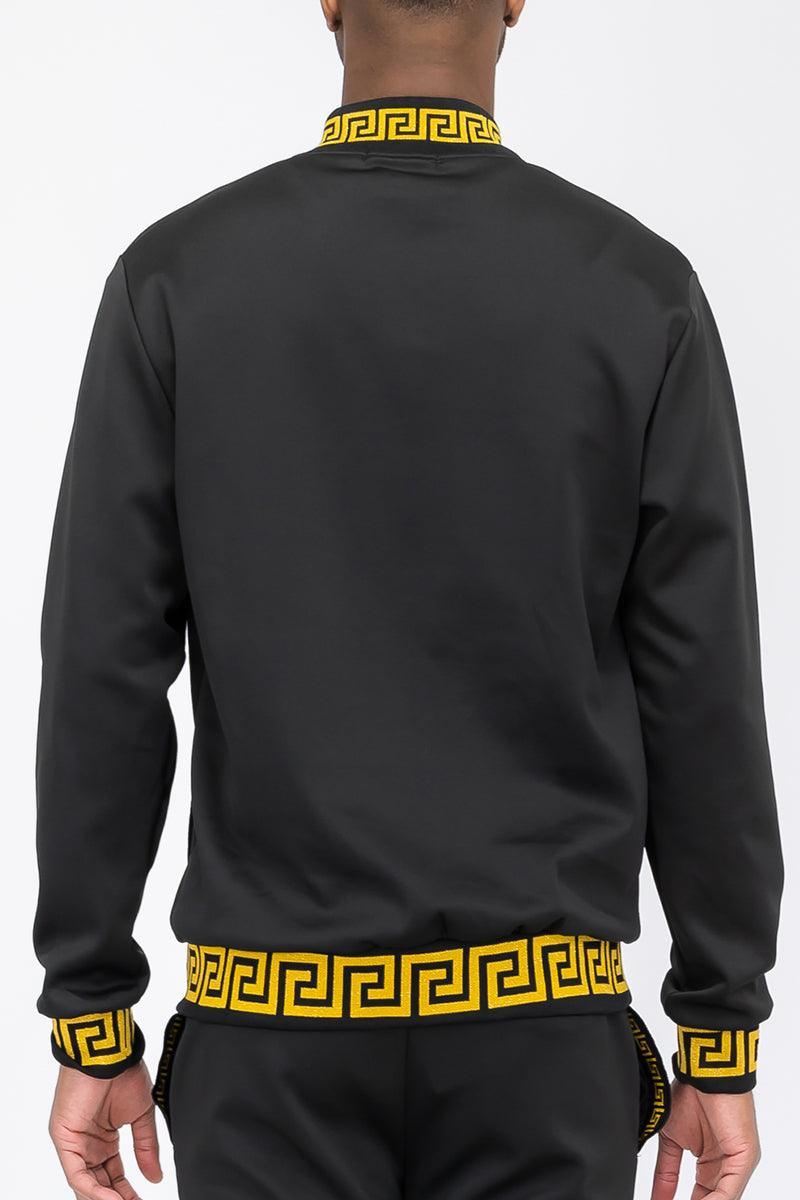 Lion Head Embroidery Status Track Jacket - VirtuousWares:Global