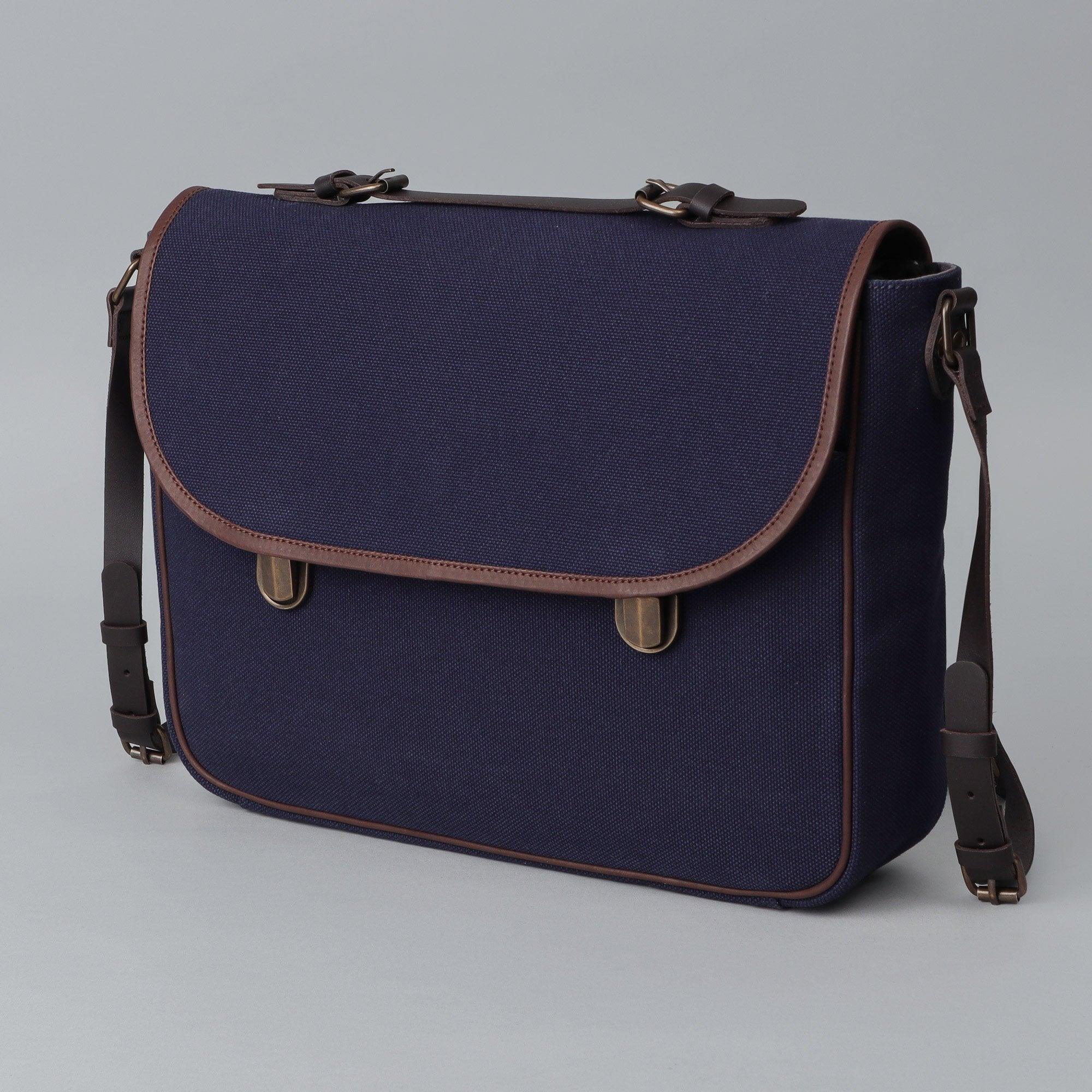 London Canvas Briefcase - VirtuousWares:Global