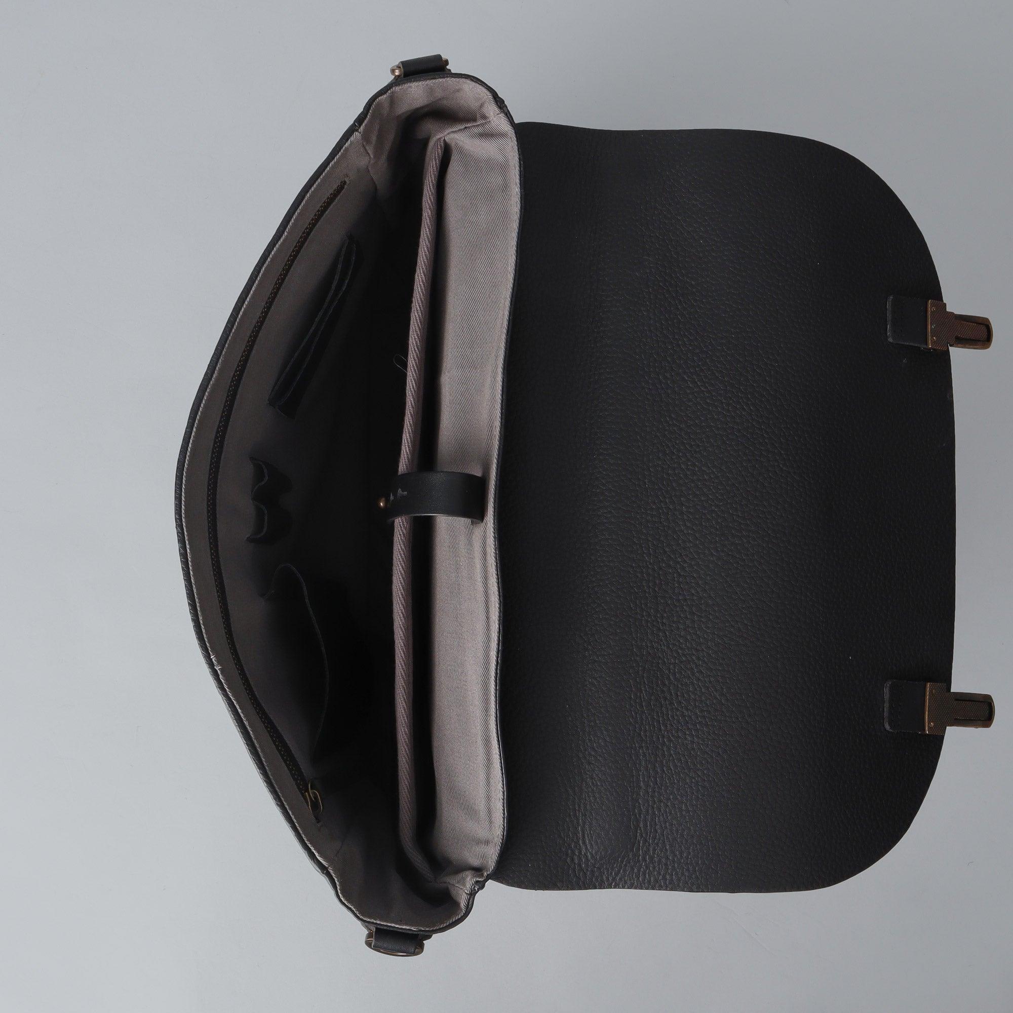 London Leather Briefcase - VirtuousWares:Global