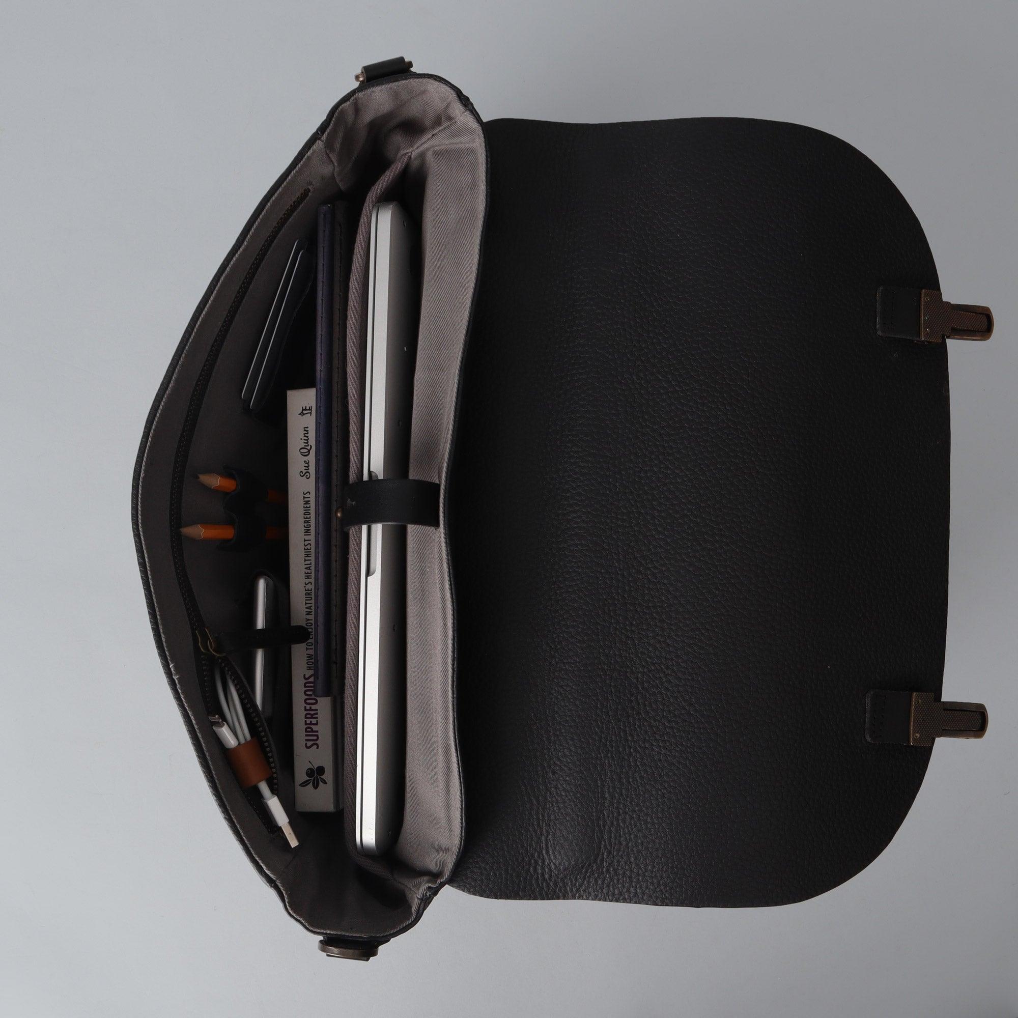 London Leather Briefcase - VirtuousWares:Global