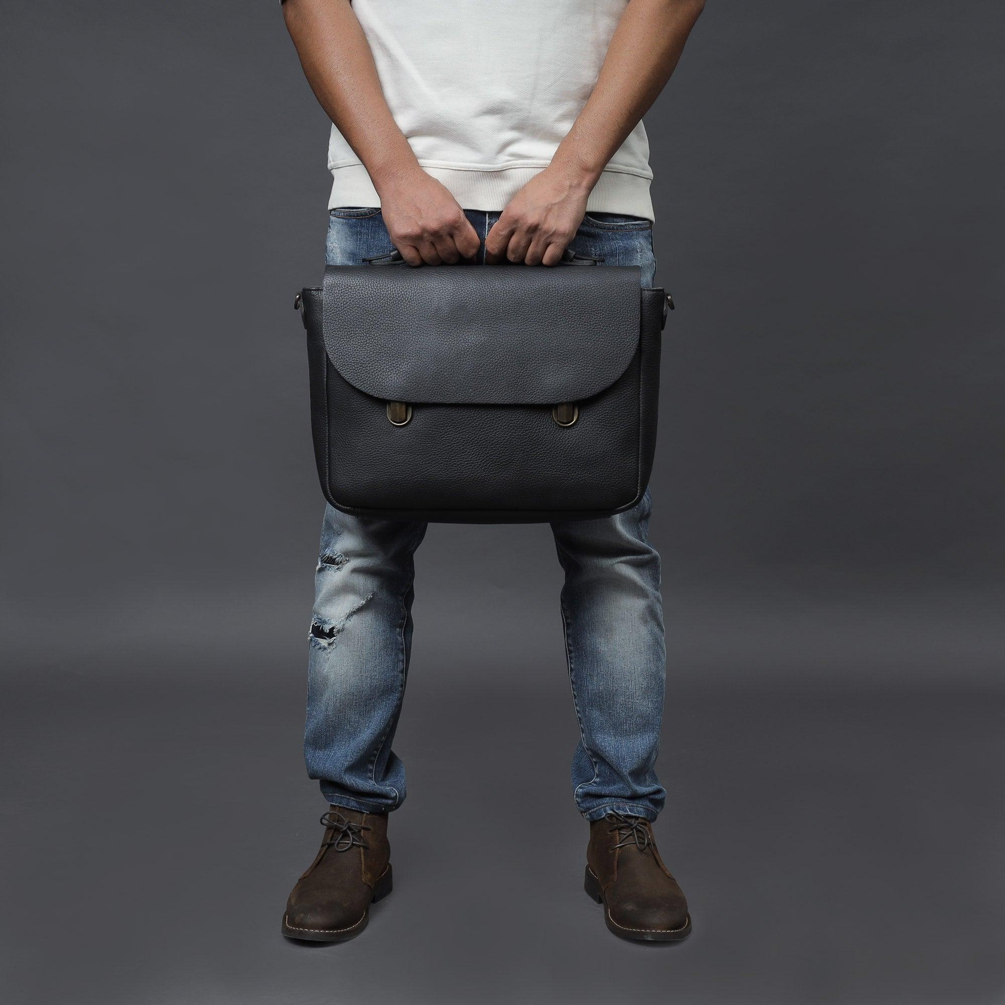London Leather Briefcase - VirtuousWares:Global