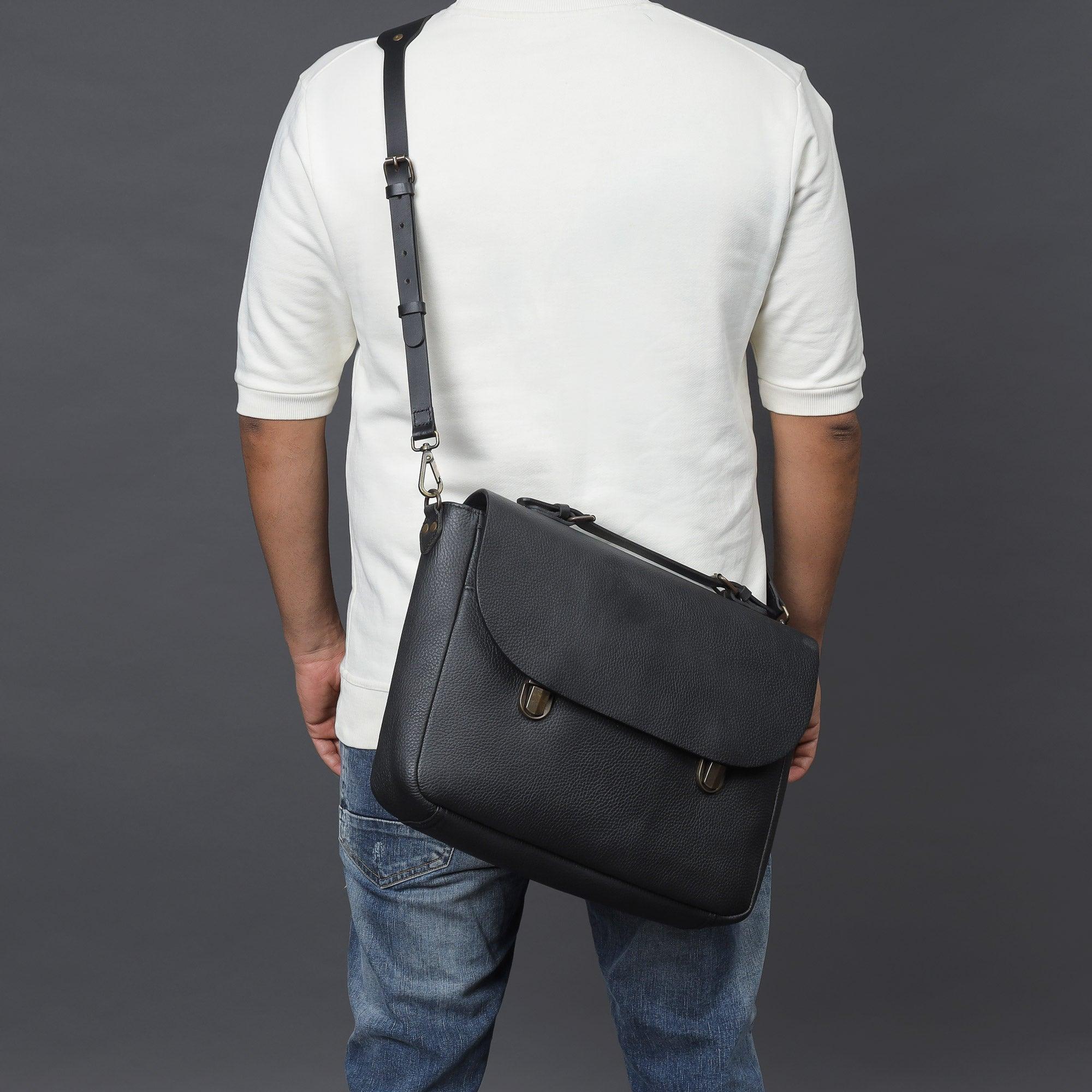 London Leather Briefcase - VirtuousWares:Global