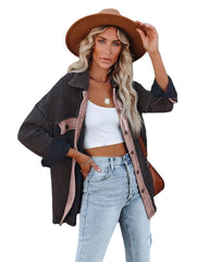 Long Sleeve Knitted Cardigan with Lapel Collar - VirtuousWares:Global