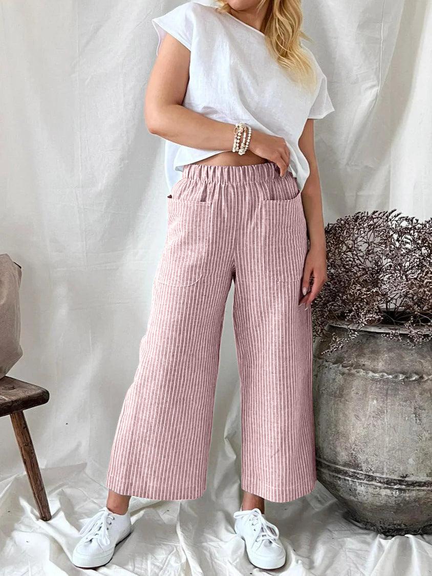 Loose Fashion Casual Straight Leg Pants for Women - VirtuousWares:Global