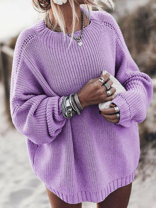 Loose Knitted Autumn Winter Knitwear Pullover - VirtuousWares:Global