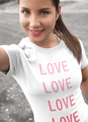 Love Love Love Women T-shirt - VirtuousWares:Global