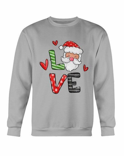 Love Santa Christmas Sweatshirt - VirtuousWares:Global