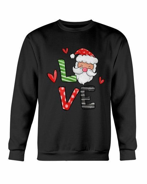 Love Santa Christmas Sweatshirt - VirtuousWares:Global