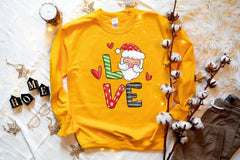 Love Santa Christmas Sweatshirt - VirtuousWares:Global