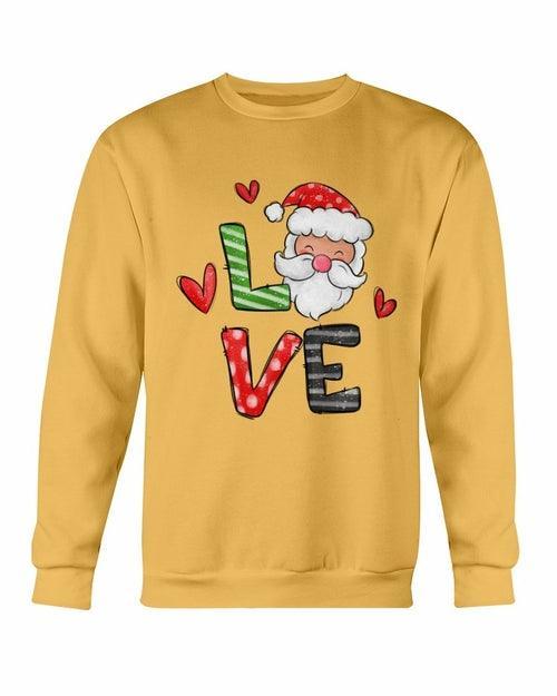 Love Santa Christmas Sweatshirt - VirtuousWares:Global