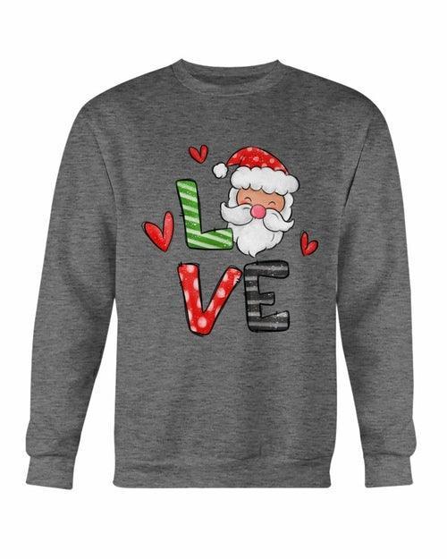 Love Santa Christmas Sweatshirt - VirtuousWares:Global