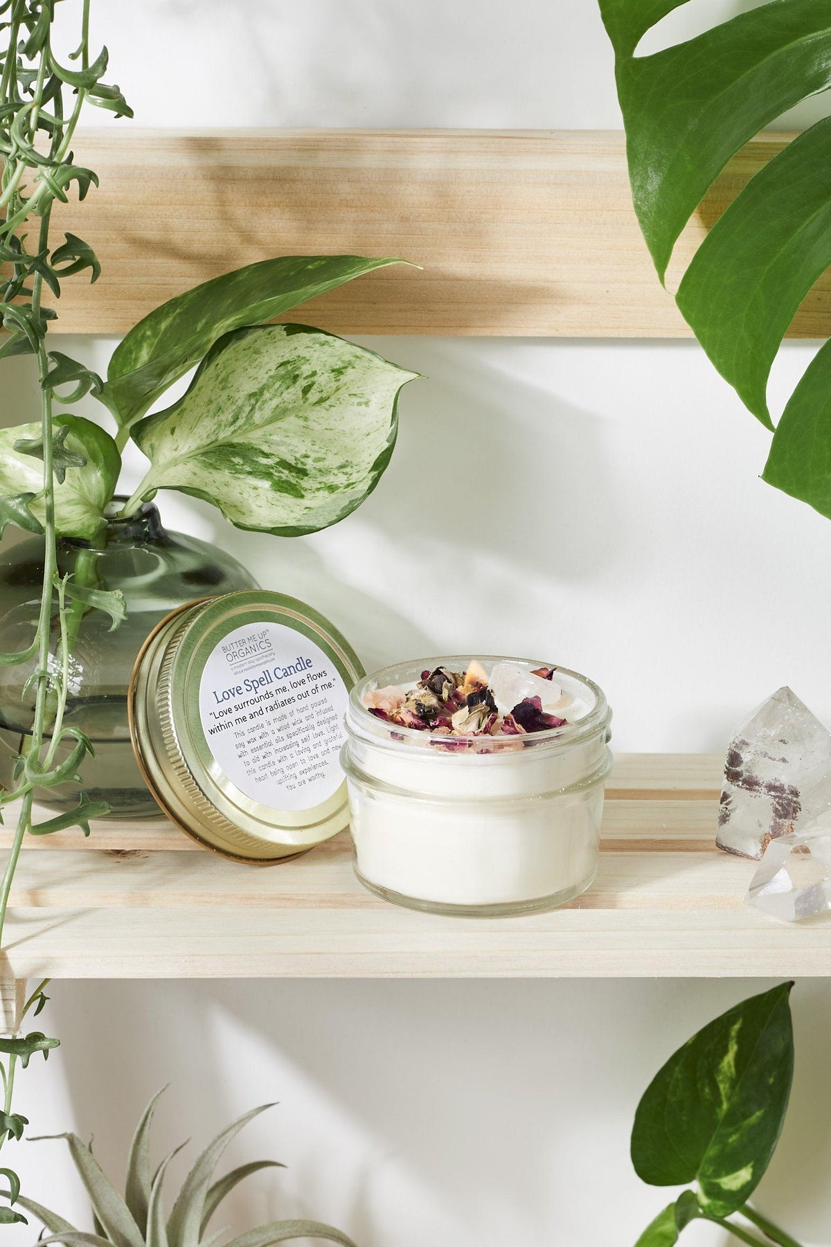Love Spell / Intention Candle/ Ritual Candle / Love and Light / Rose - VirtuousWares:Global