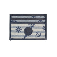 Lovina Embroidered Linen Card Holder - VirtuousWares:Global