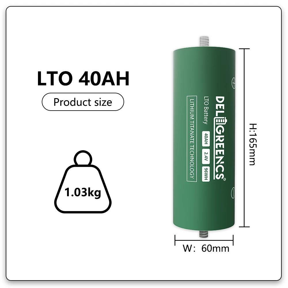 LTO 40AH Power Bank GradeA+ Batteries 60165 Brand New Lithium - VirtuousWares:Global