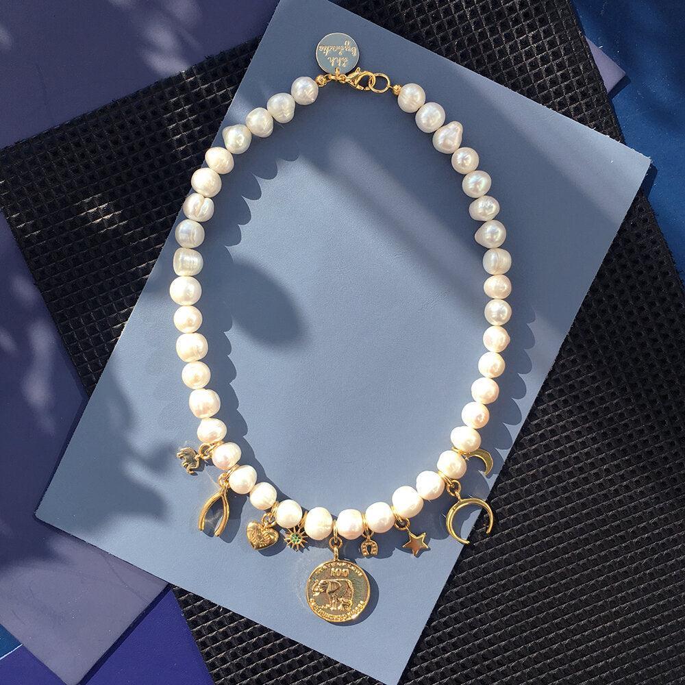 Lucky Charm Pearl Necklace - VirtuousWares:Global