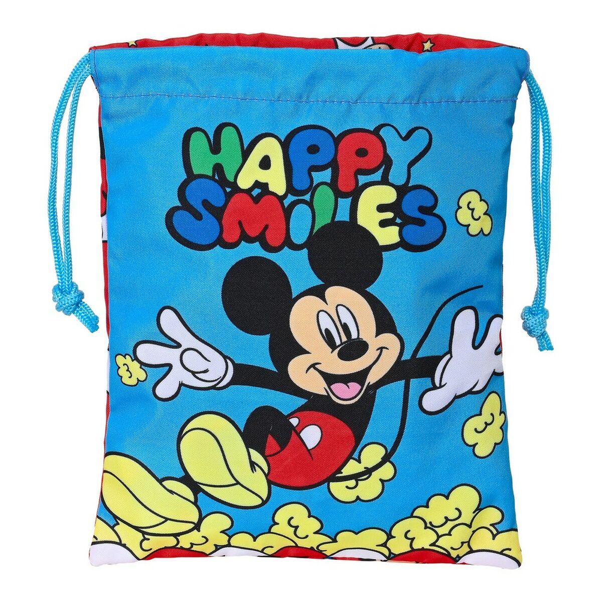 Lunchbox Mickey Mouse Clubhouse Happy Smiles Red Blue (20 x 25 x 2 cm) - VirtuousWares:Global