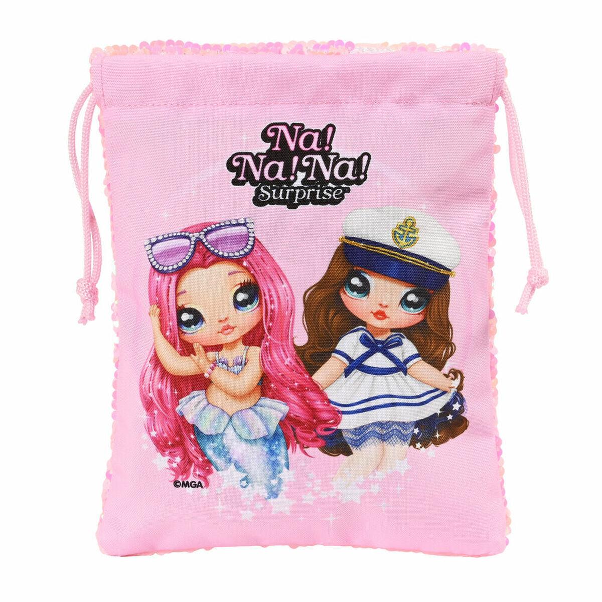 Lunchbox Na!Na!Na! Surprise Sparkles Sack Pink (20 x 25 cm) - VirtuousWares:Global