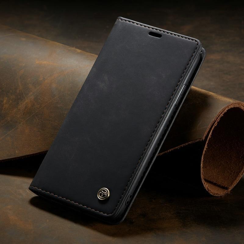 Luxury Magnetic Flip Wallet Case for iPhone 7, 8, X, 11, 12, 13 - VirtuousWares:Global