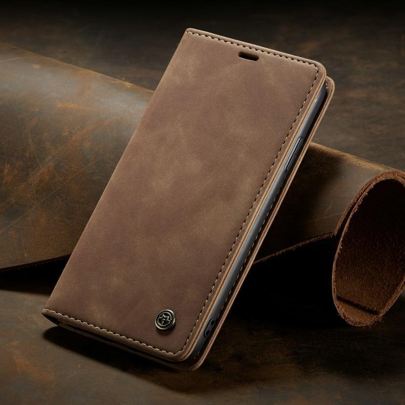 Luxury Magnetic Flip Wallet Case for iPhone 7, 8, X, 11, 12, 13 - VirtuousWares:Global