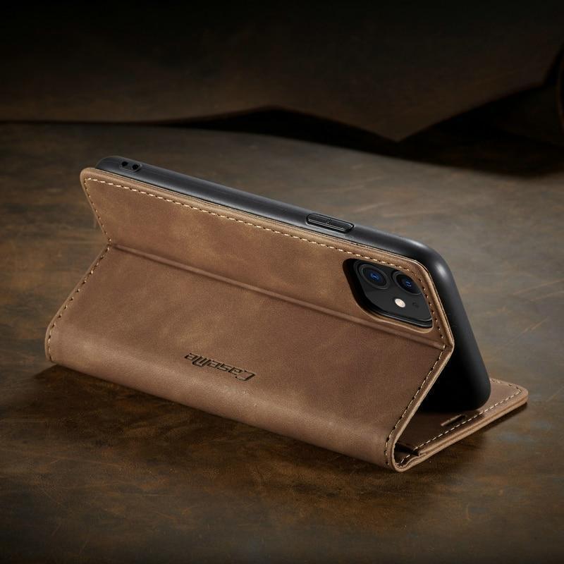 Luxury Magnetic Flip Wallet Case for iPhone 7, 8, X, 11, 12, 13 - VirtuousWares:Global
