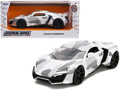 Lykan Hypersport White Camouflage \Hyper-Spec\" 1/24 Diecast Model Car - VirtuousWares:Global