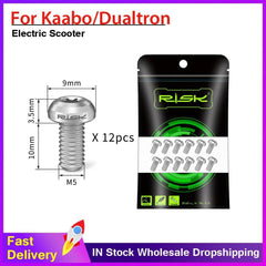 M5X10 Electric Scooter Disc Brake Rotor Bolt Titanium Rotor Fixing - VirtuousWares:Global