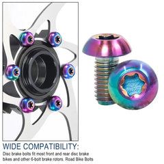 M5X10 Electric Scooter Disc Brake Rotor Bolt Titanium Rotor Fixing - VirtuousWares:Global