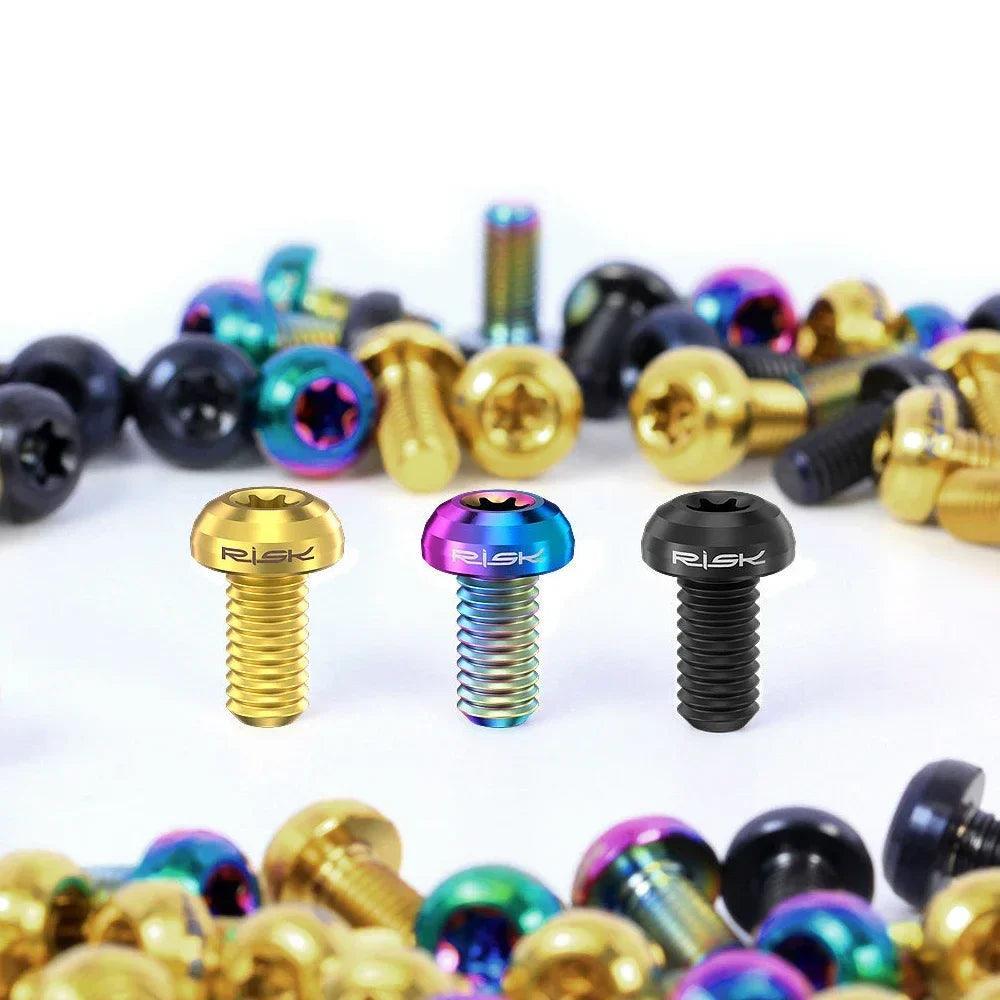 M5X10 Electric Scooter Disc Brake Rotor Bolt Titanium Rotor Fixing - VirtuousWares:Global